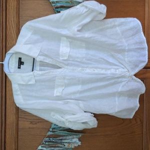 Inc woman's Linen Top cute details